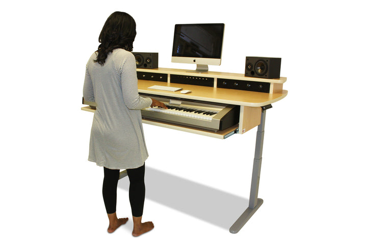 Summit Sit-Stand Keyboard Studio Desk