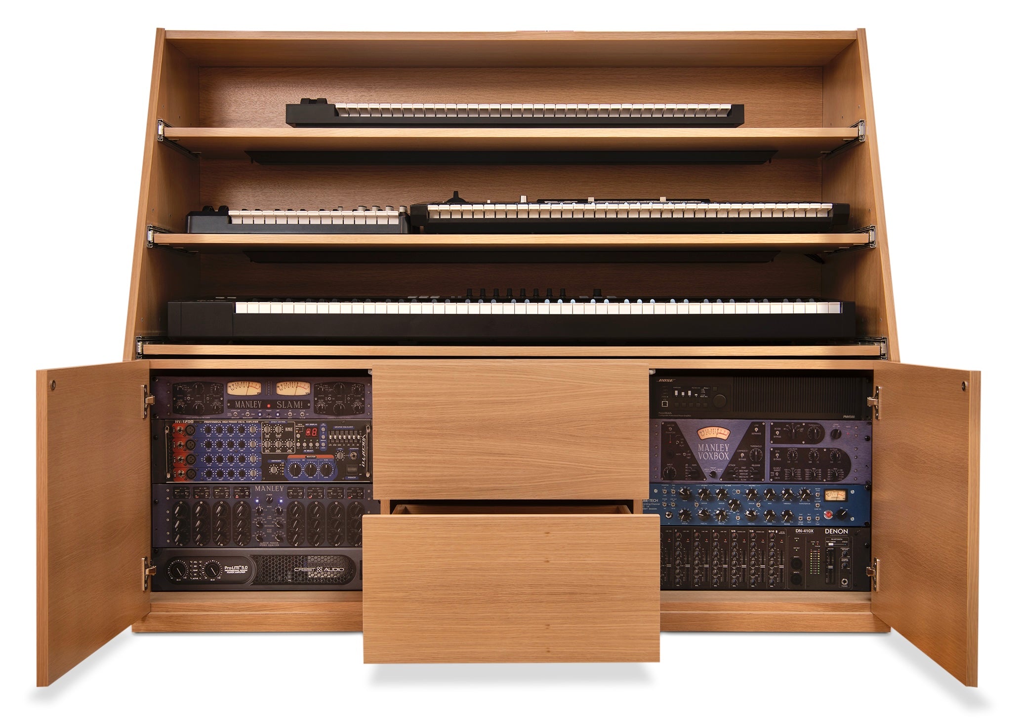 Keyboard Instrument Storage Grand Keyboard Storage Cabinet | AZ Studio Workstations